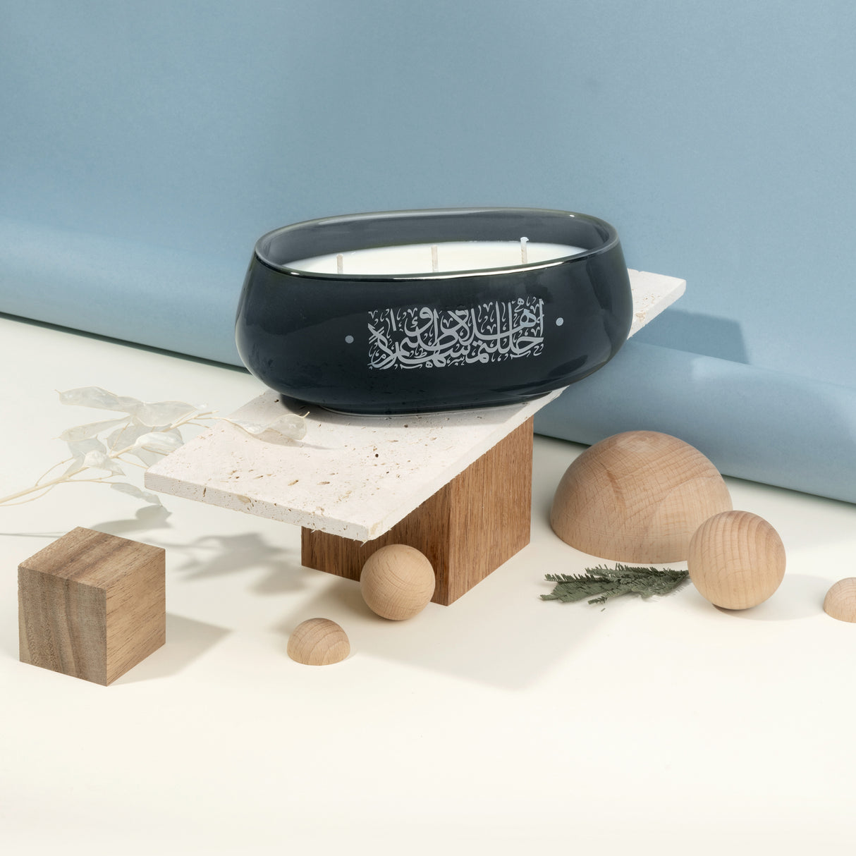 Diwan - Vela de 3 mechas - Cesta de frutas