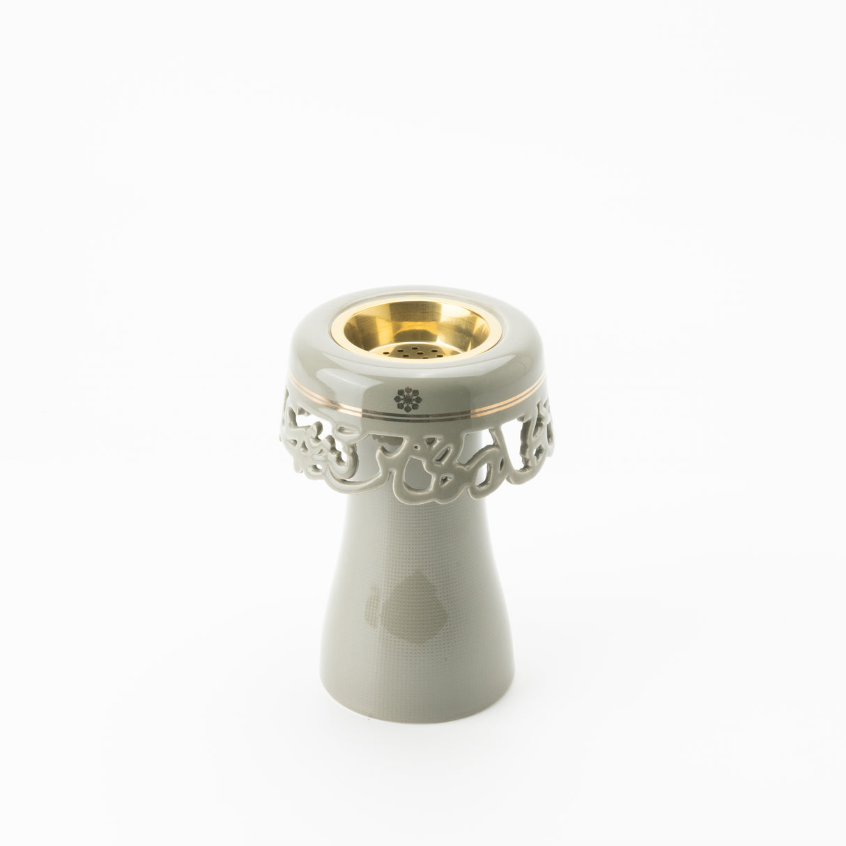 Mirral - Incense Burner - Grey & Gold