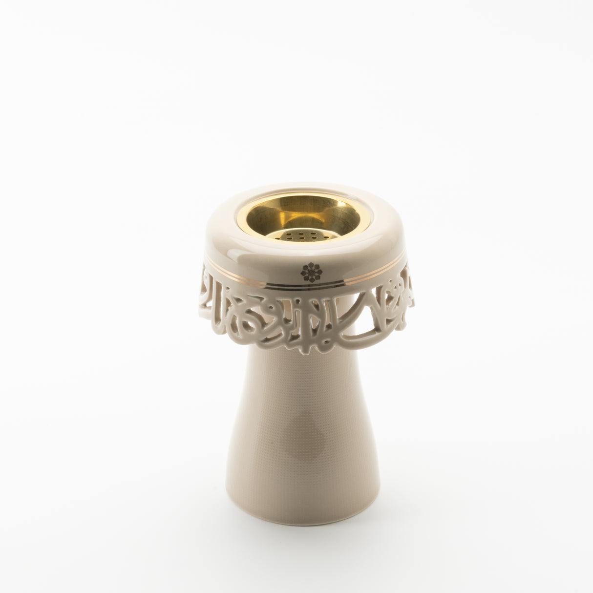 Mirral - Incense Burner - Beige & Gold