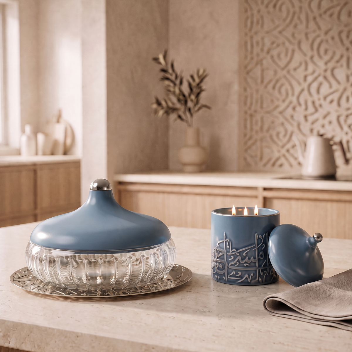 Bundle- Unwind Ritual Bundle - Haze blue & Silver