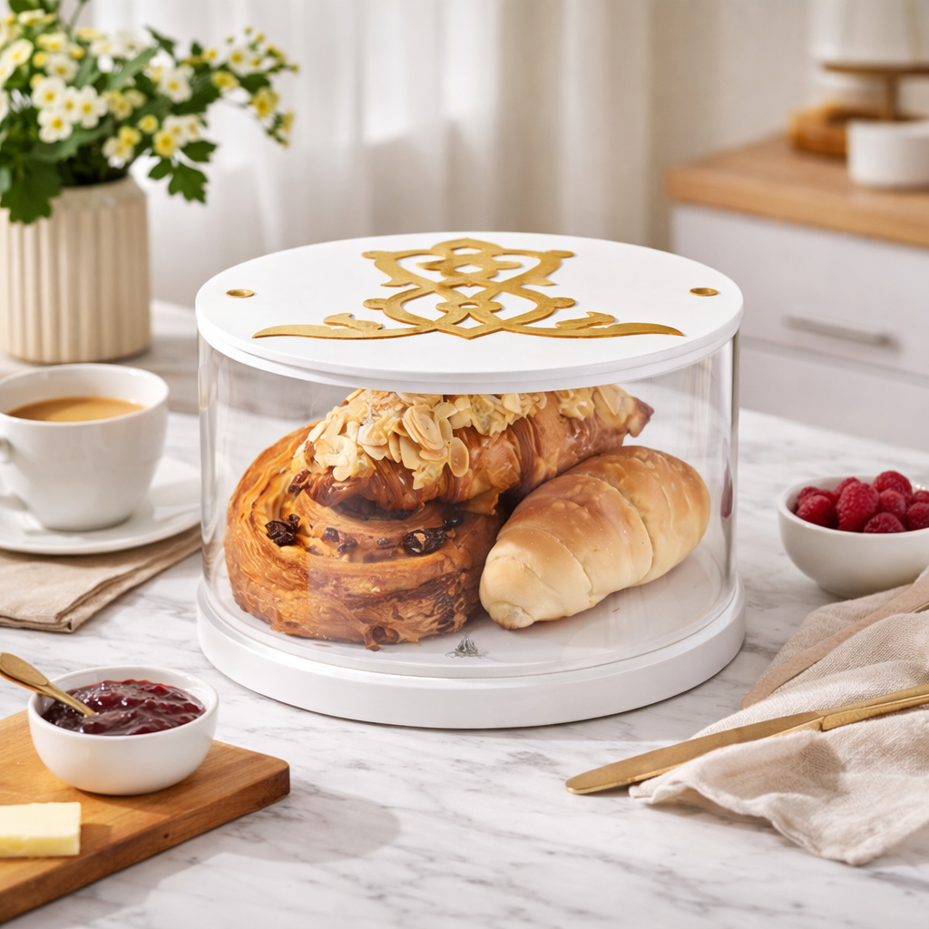 Rumi - The Luma Large Bread & Pastry Dome - white