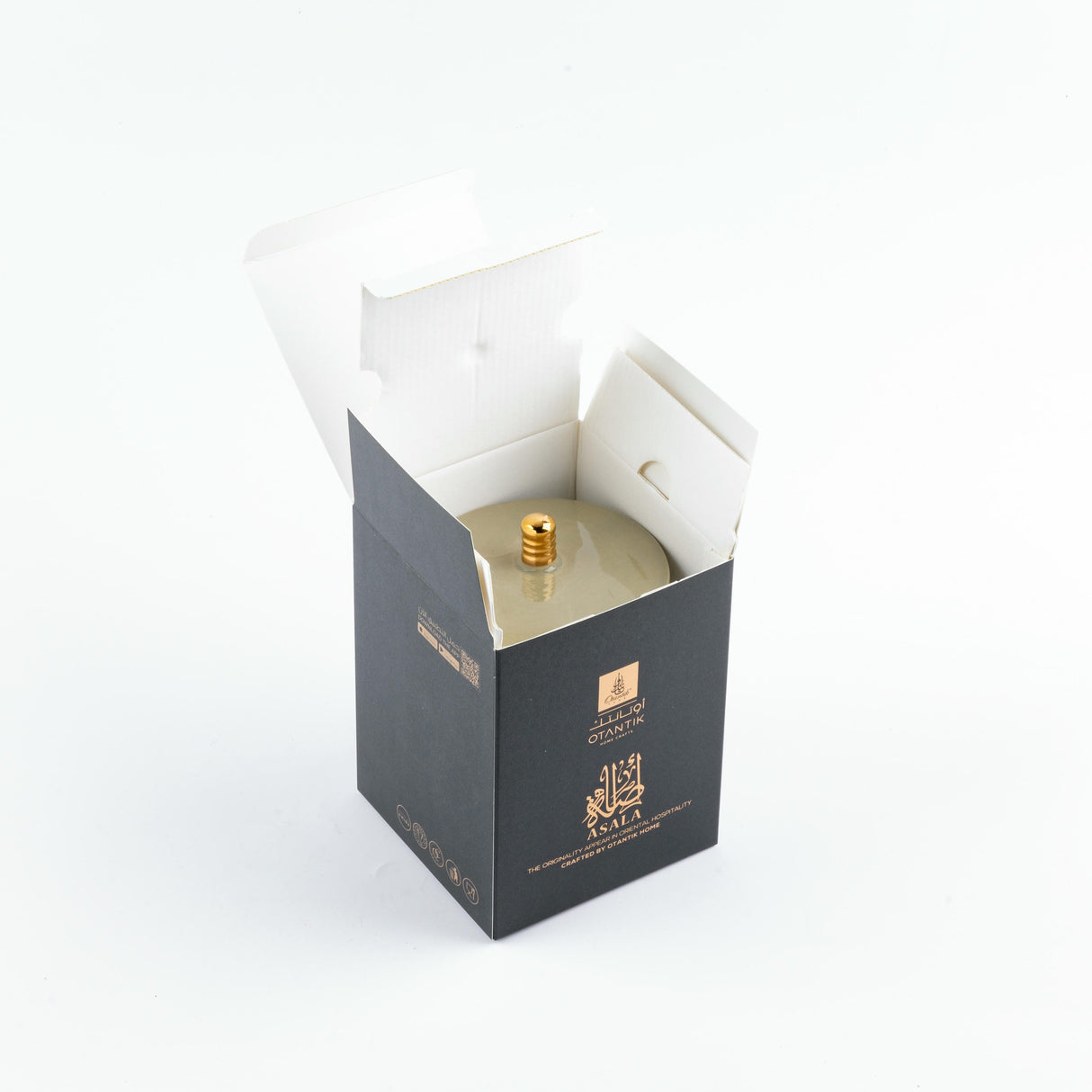 Asala - Medium Candle| Mystic Woods - Olive Green & Gold
