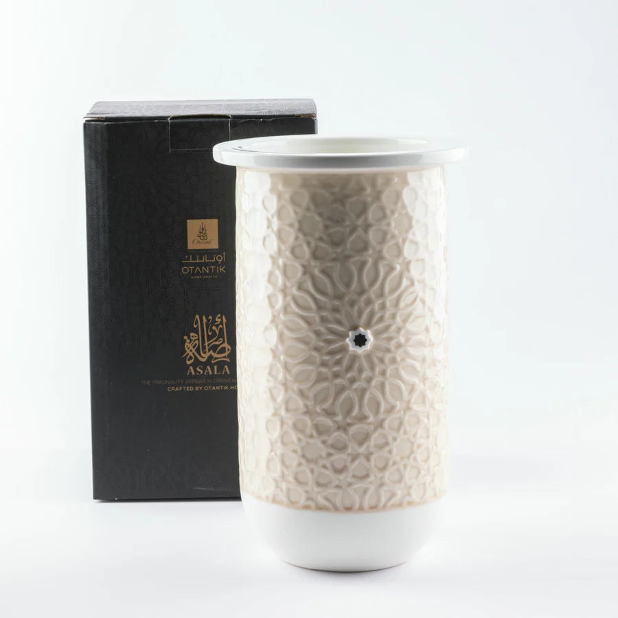 The Smoky Ambience Set – Beige & Silver