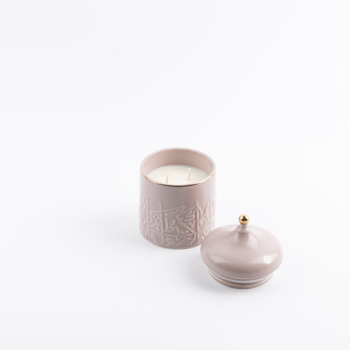 Jiwar -  Medium Candle| Jasmine Vanilla - Lavender & Gold
