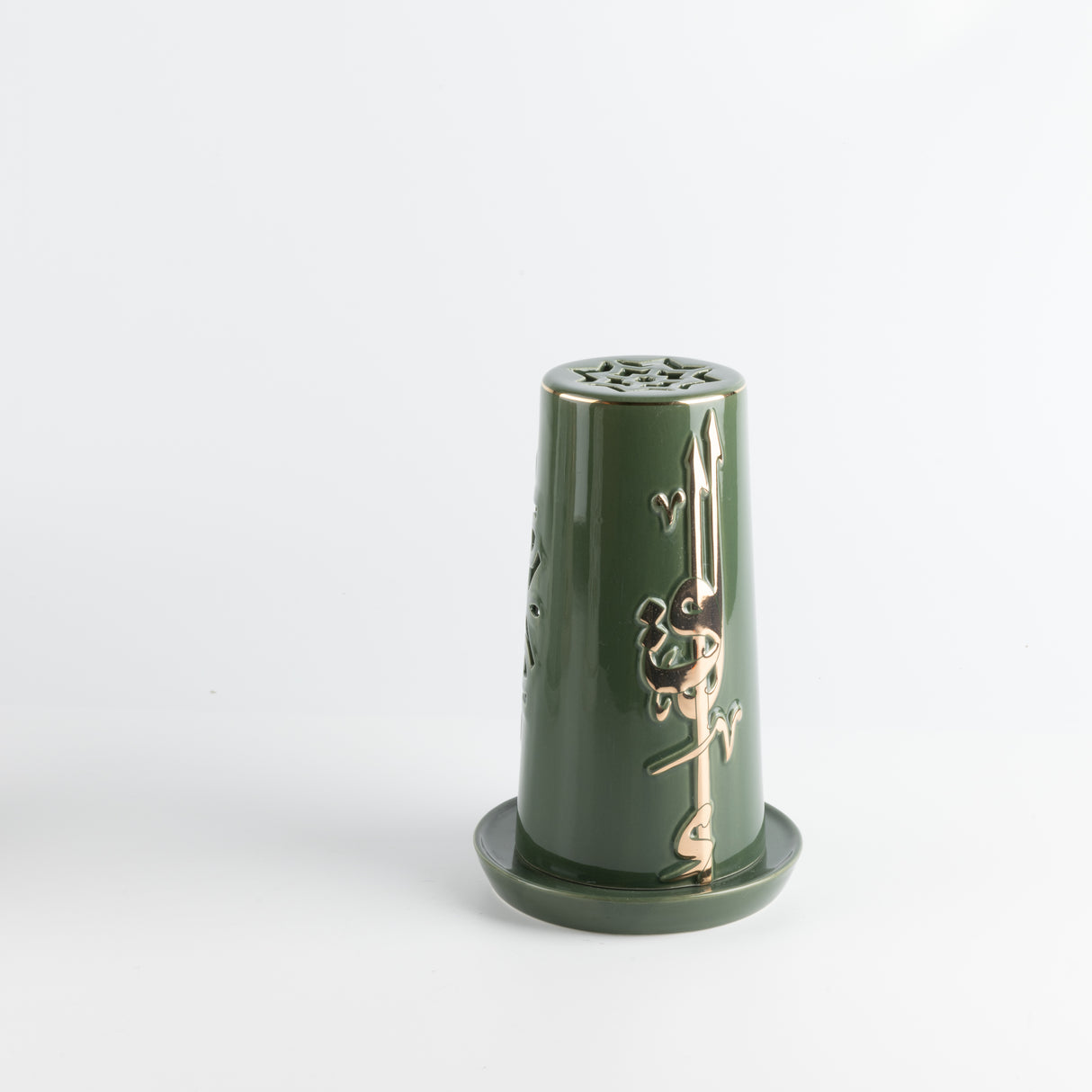The Ambient Glow Set - Olive green & Gold