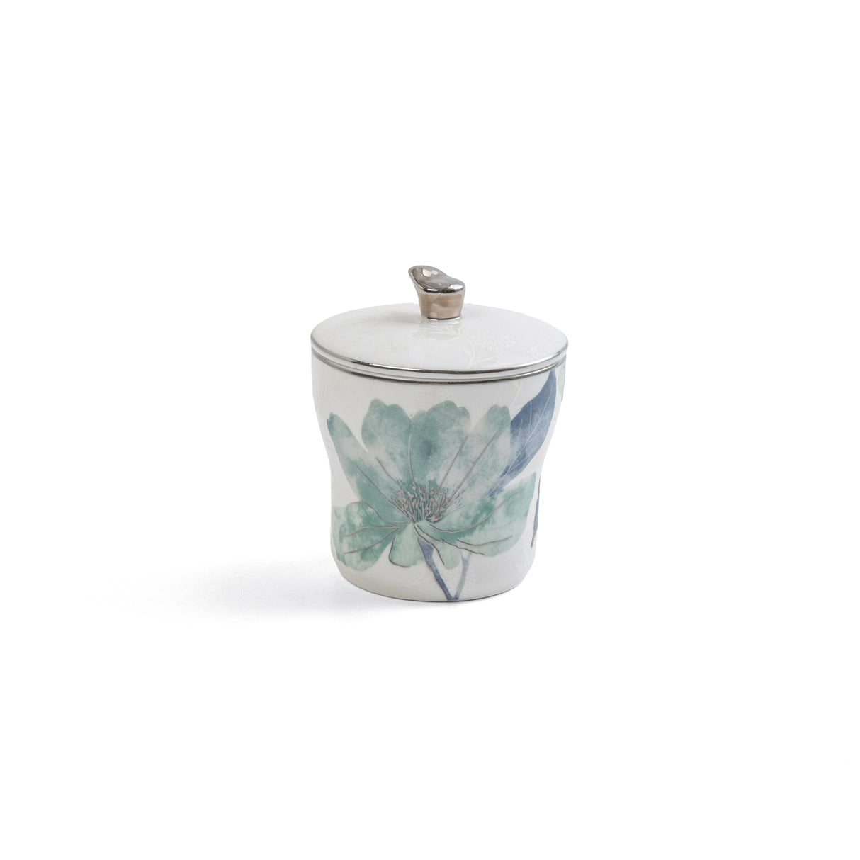 Marisella - Tea Set (13-Pc) - Blue & Silver