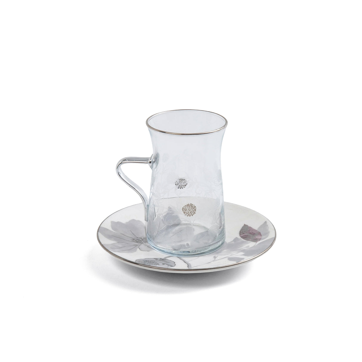 Marisella - Tea Set (13-Pc) - Grey & Silver