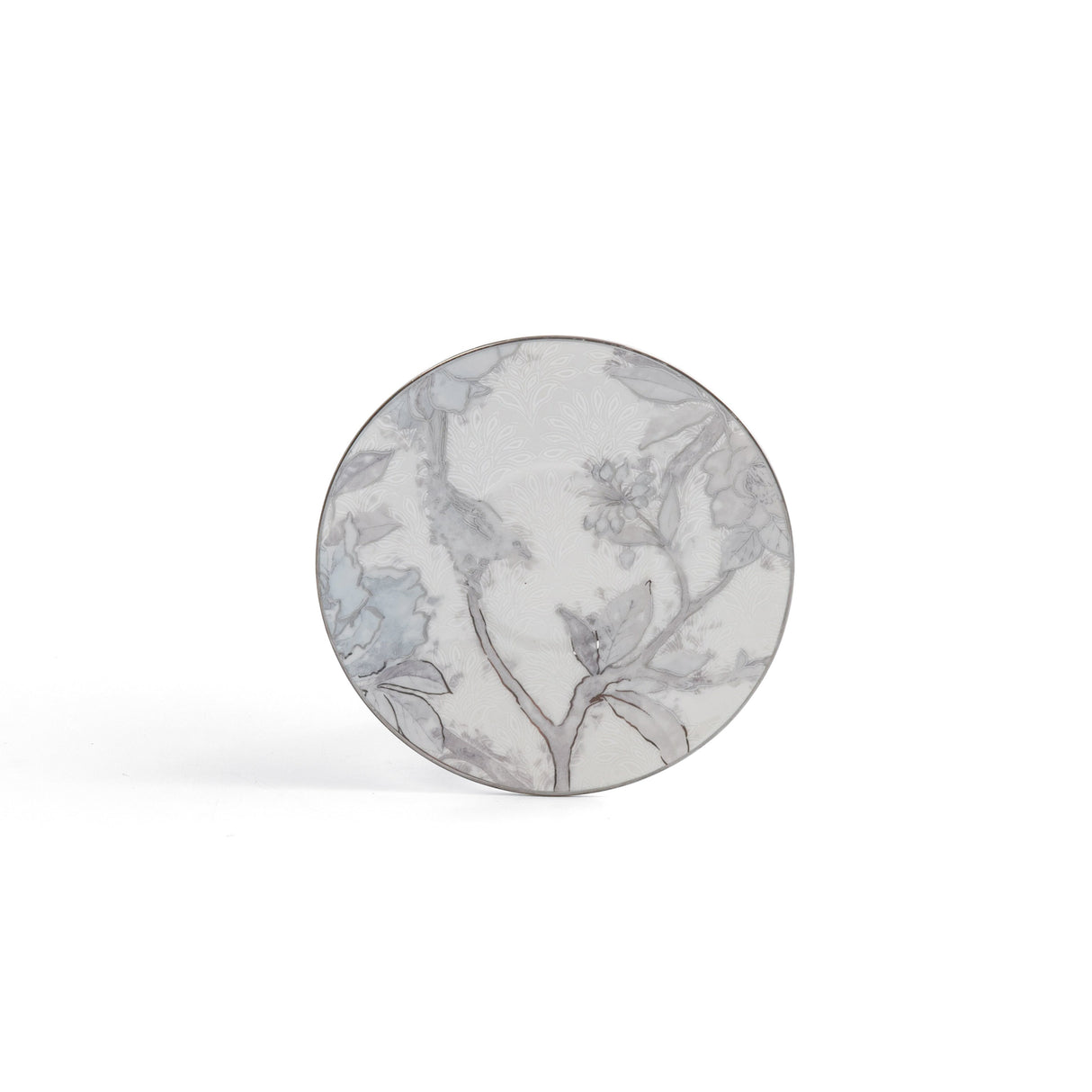 Khuzama - Tea Set (13-Pc) - Grey & Silver