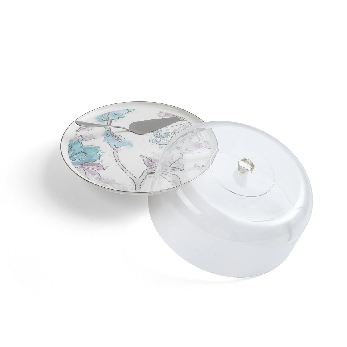 Khuzama - Cake Set (9-Pc) - Blue & Silver