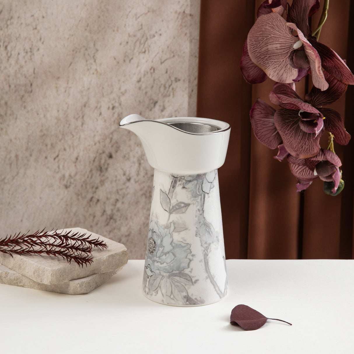 Khuzama - Incense Burner - Grey & Silver