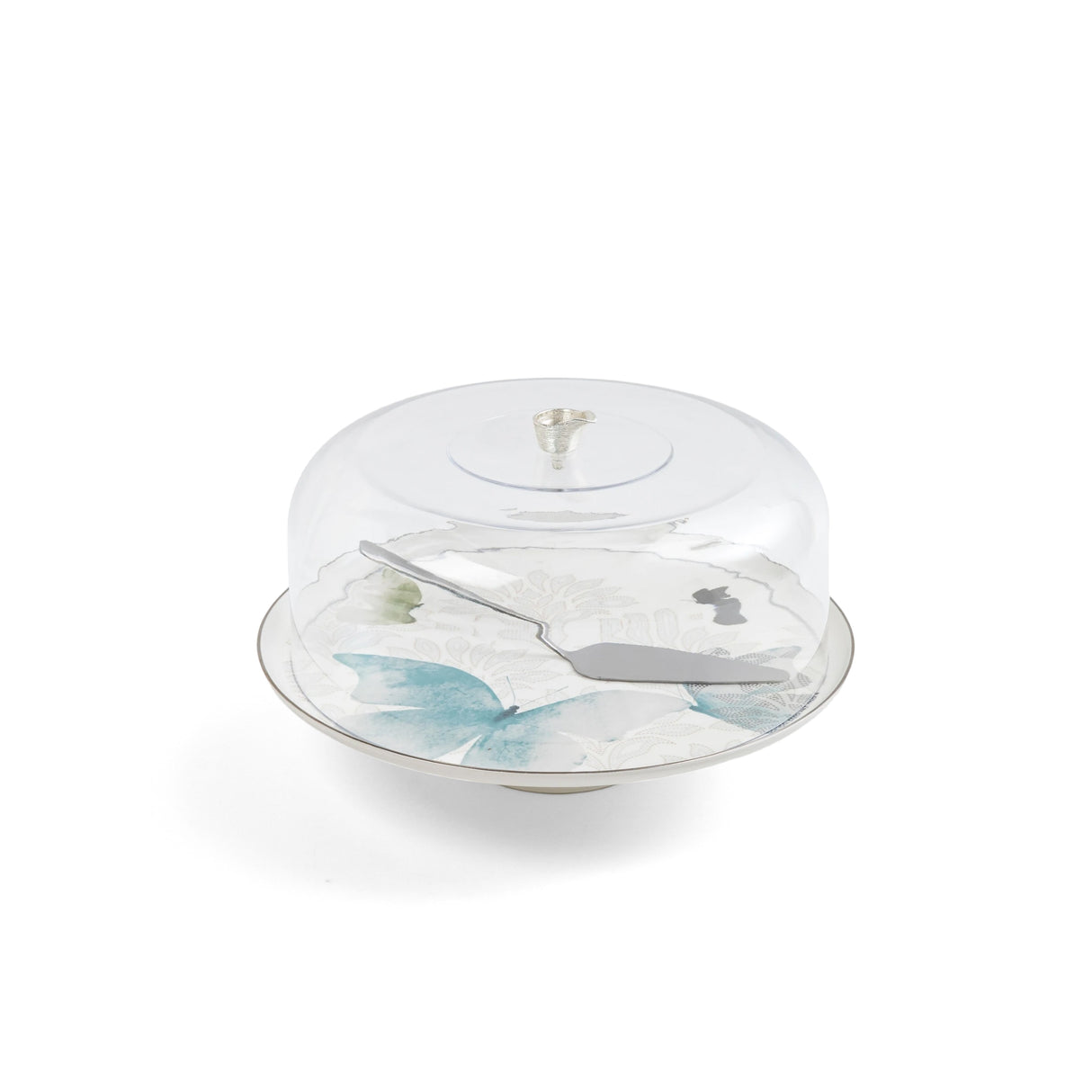 Veloura - Cake Set (9-Pc) - Blue & Silver