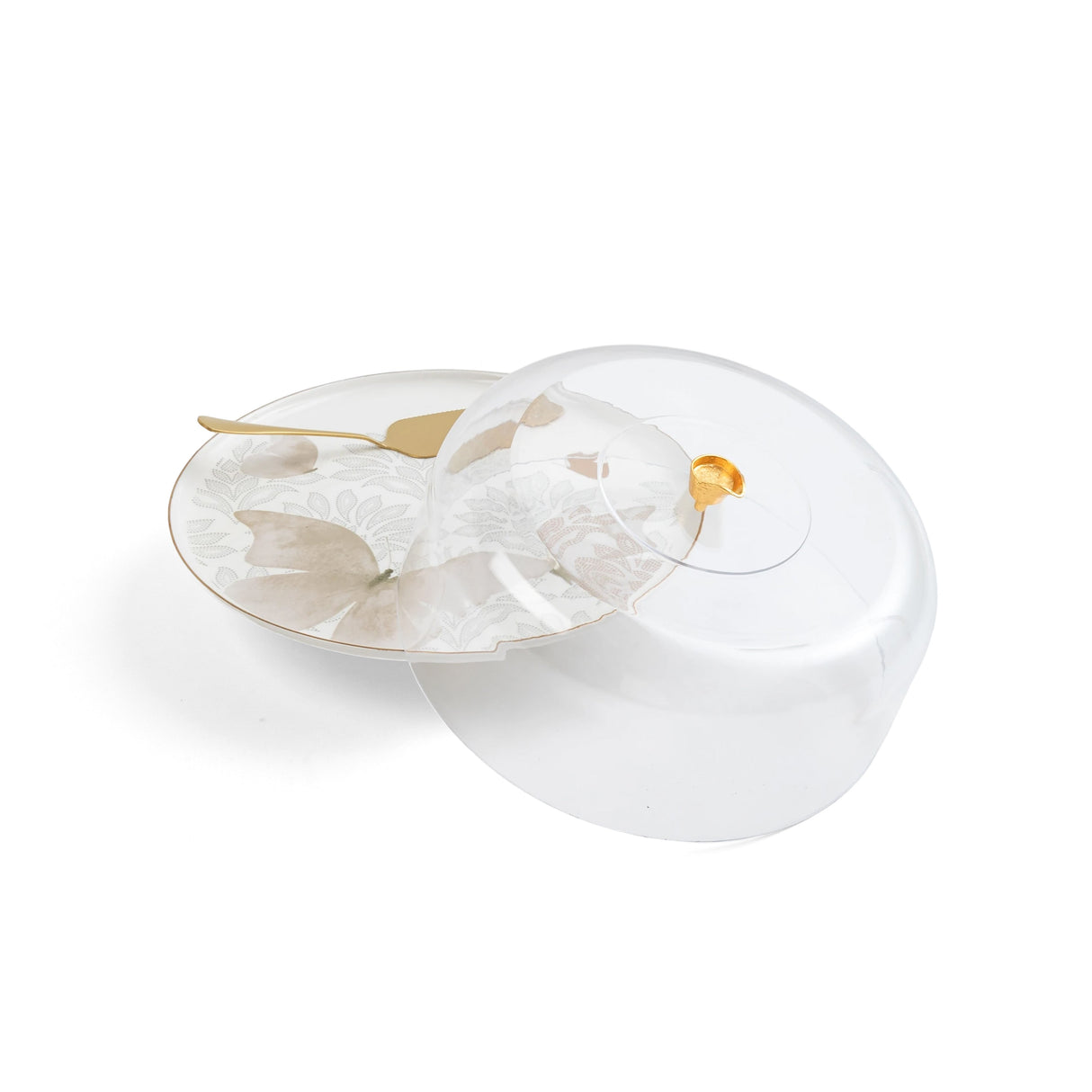 Veloura - Cake Set (9-Pc) - Brown & Gold