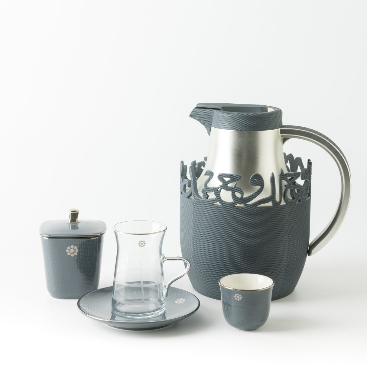 Mirral - Ultimate Brew Deluxe Set (21-Pc)- Dark Blue & Silver