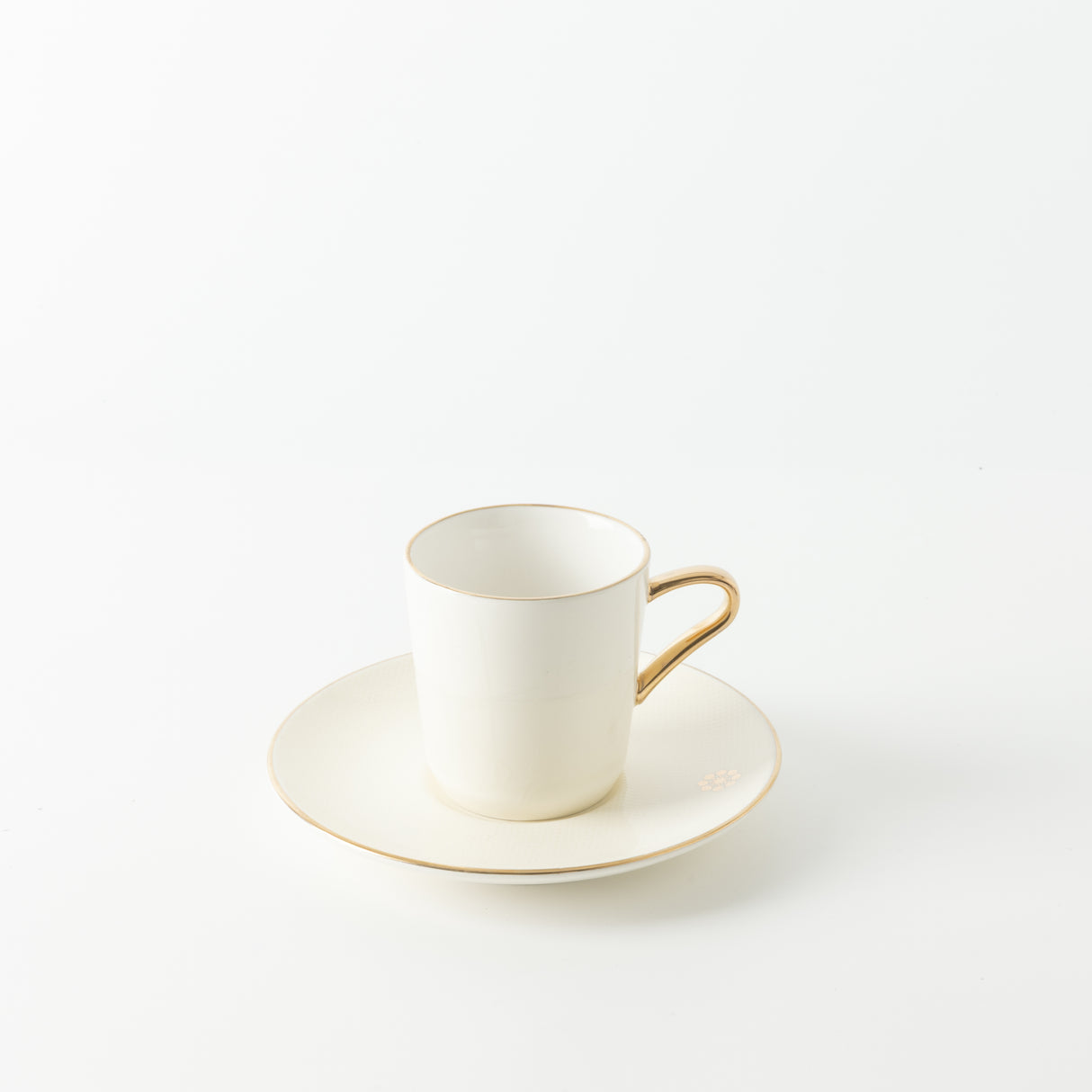 Mirral - Espresso/Turkish Coffee Set (12-Pc) - White & Gold