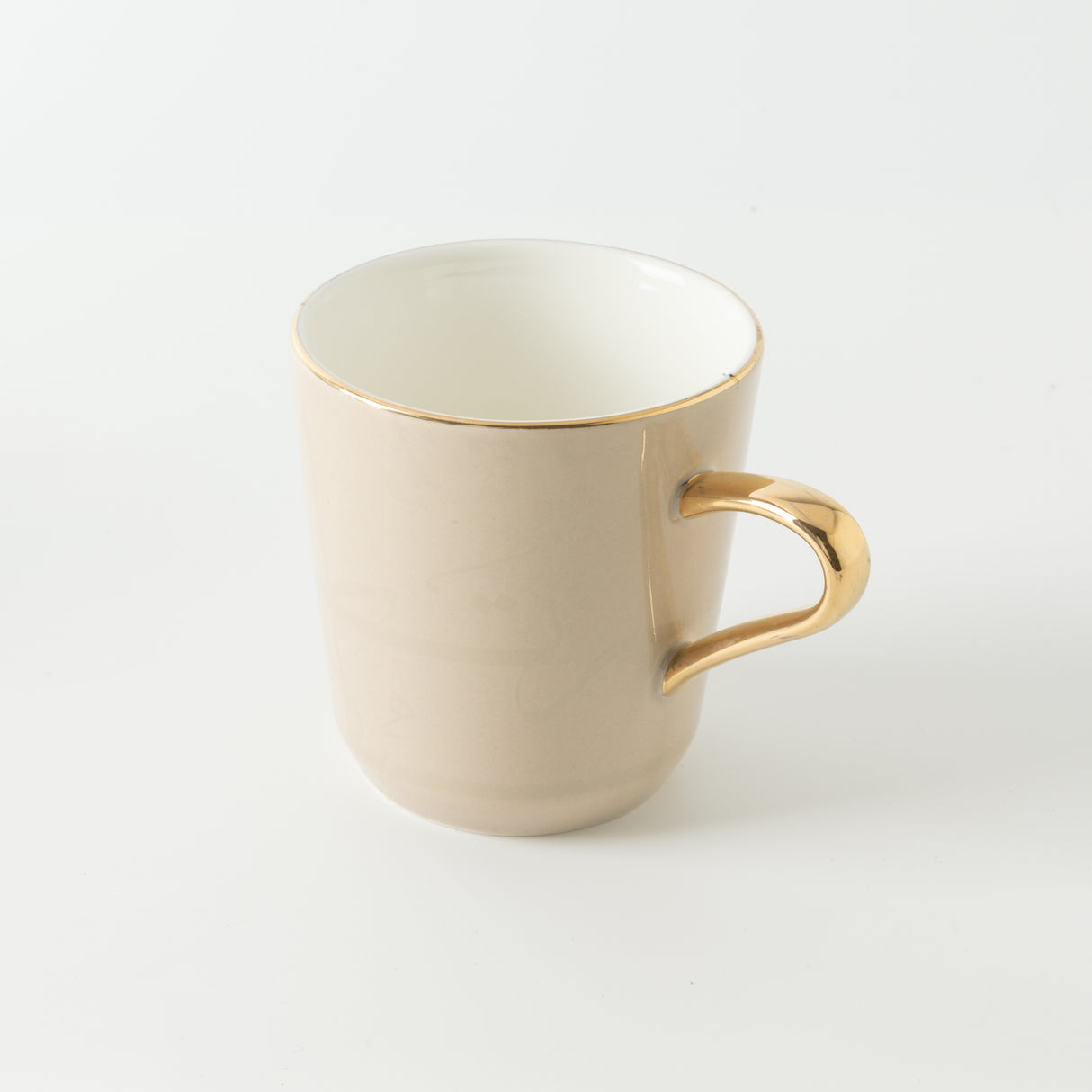 Mirral - Cappuccino Set (12-Pc) - Beige & Gold