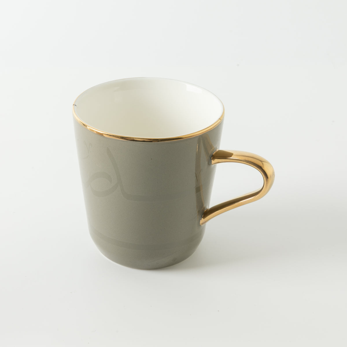 Mirral - Cappuccino Set (12-Pc) - Grey & Gold