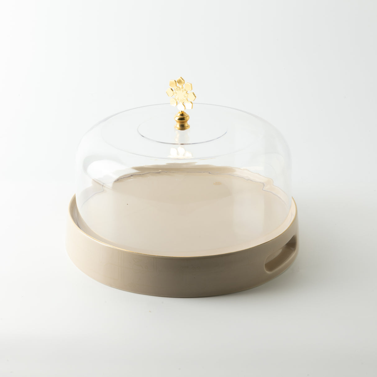 Mirral - Cake Set (9-Pc) - Beige & Gold