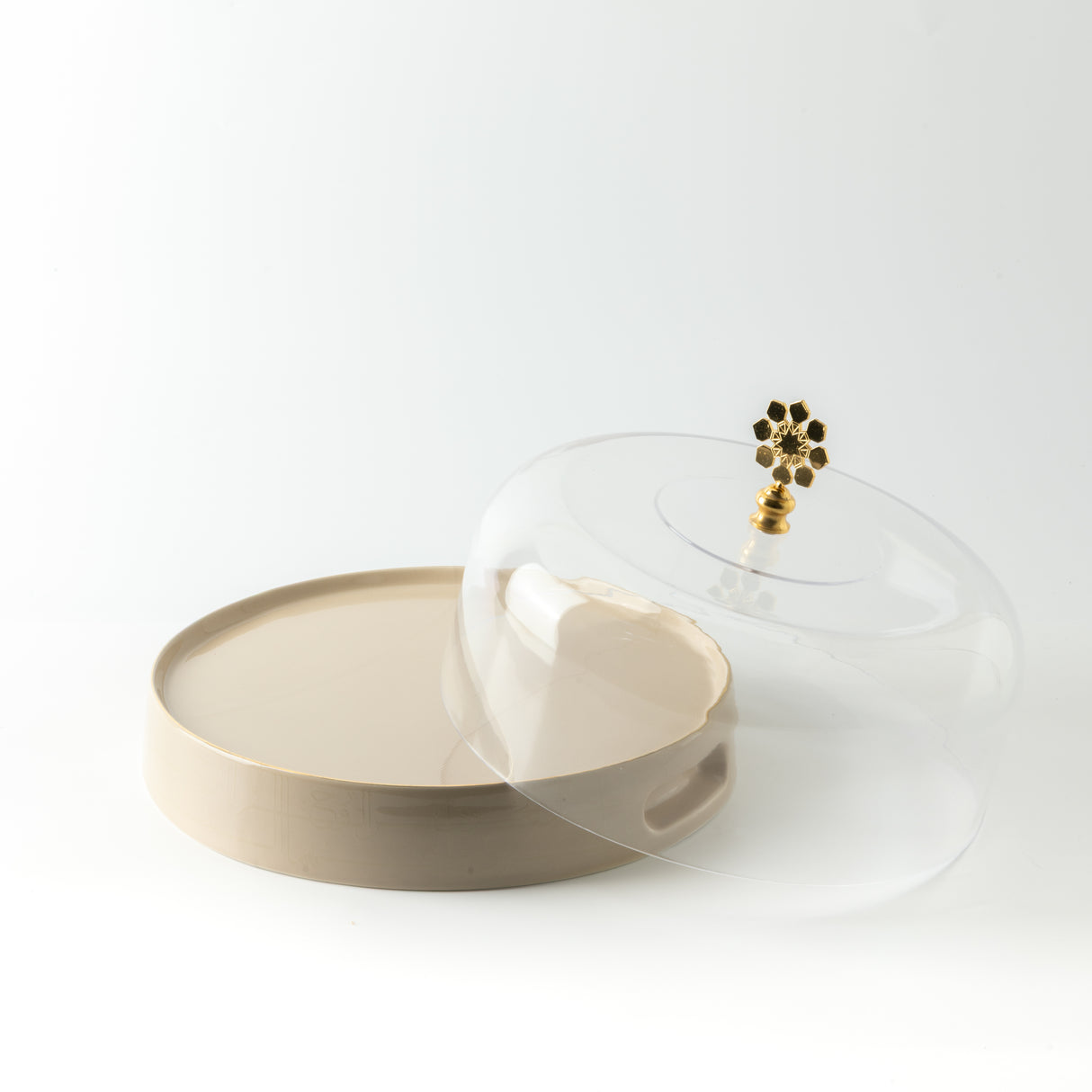 Mirral - Cake Set (9-Pc) - Beige & Gold