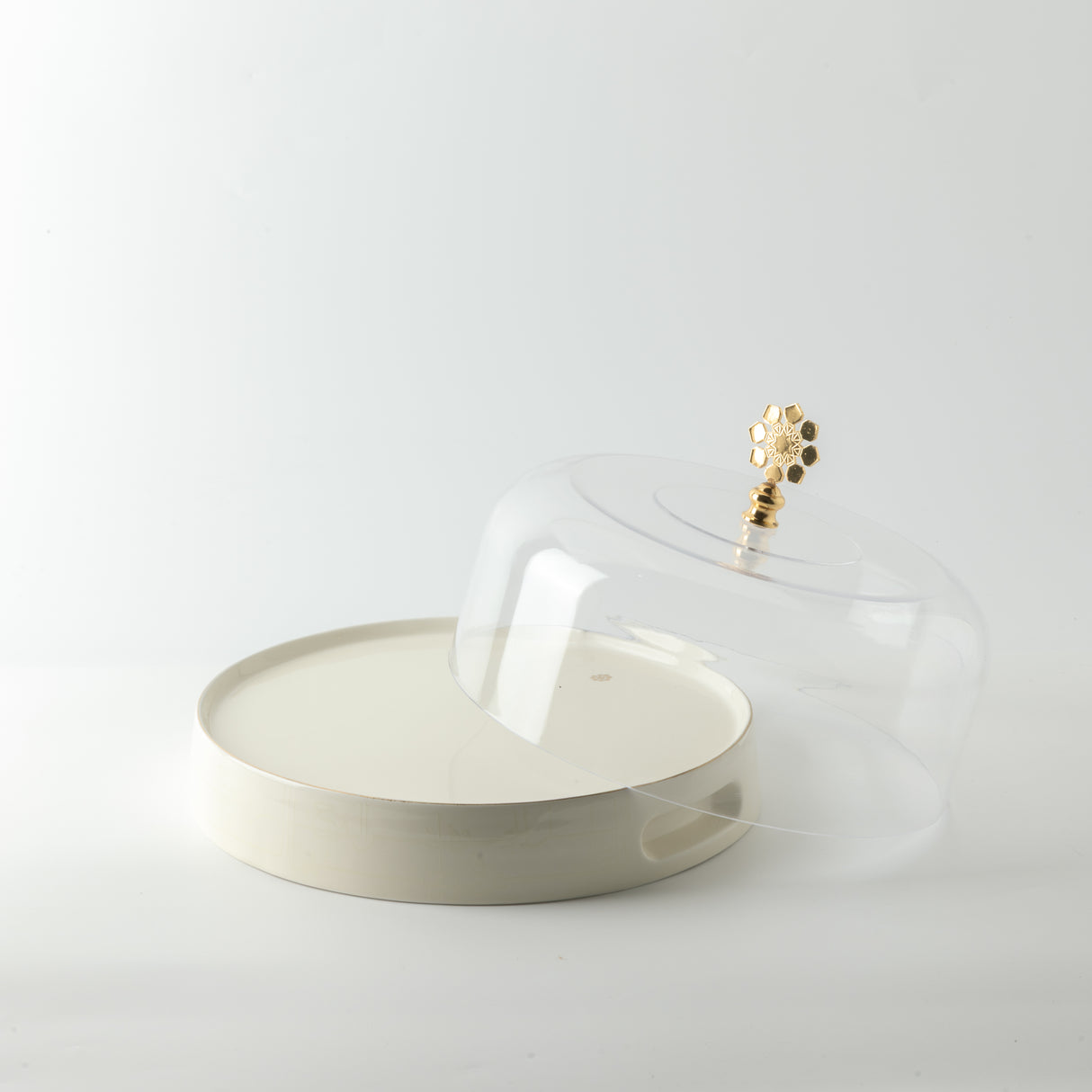 Mirral - Cake Set (9-Pc) - White & Gold