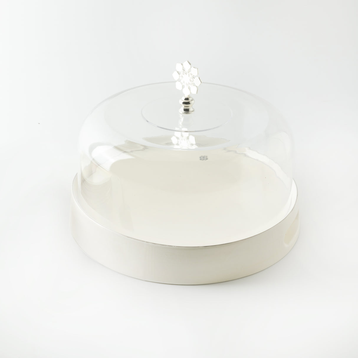 Mirral - Cake Set (9-Pc) - White & Silver