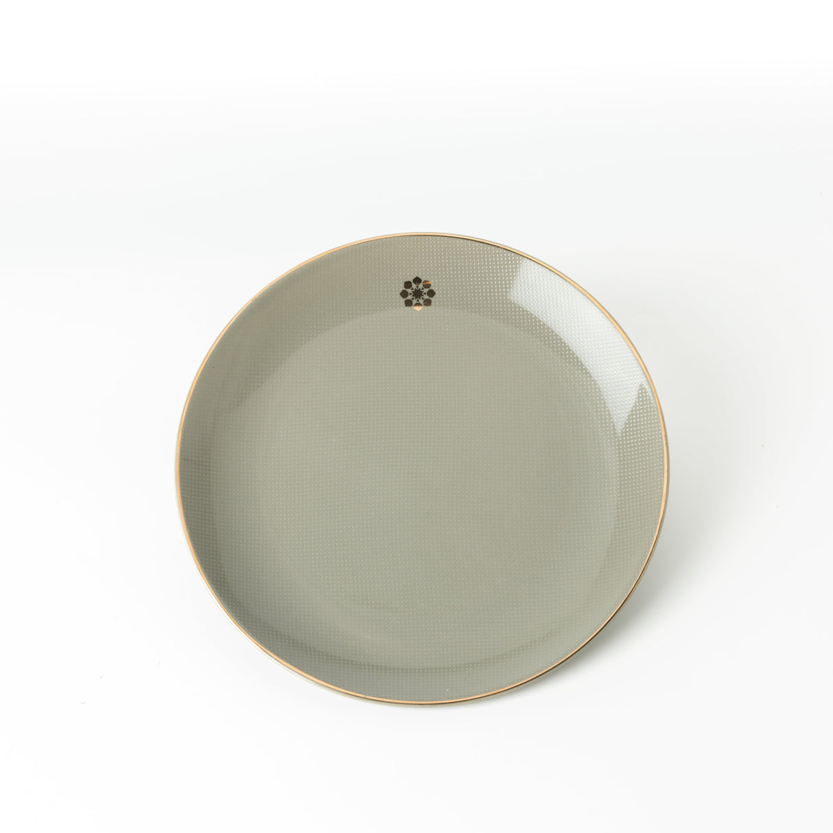 Mirral - Dinner Set (18-Pc) - Grey & Gold