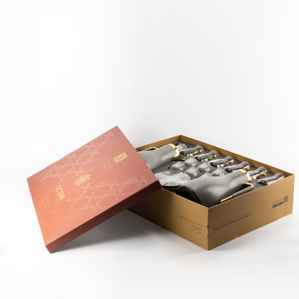 Octara - Ultimate Brew Deluxe Set (21-Pc) - Grey & Gold