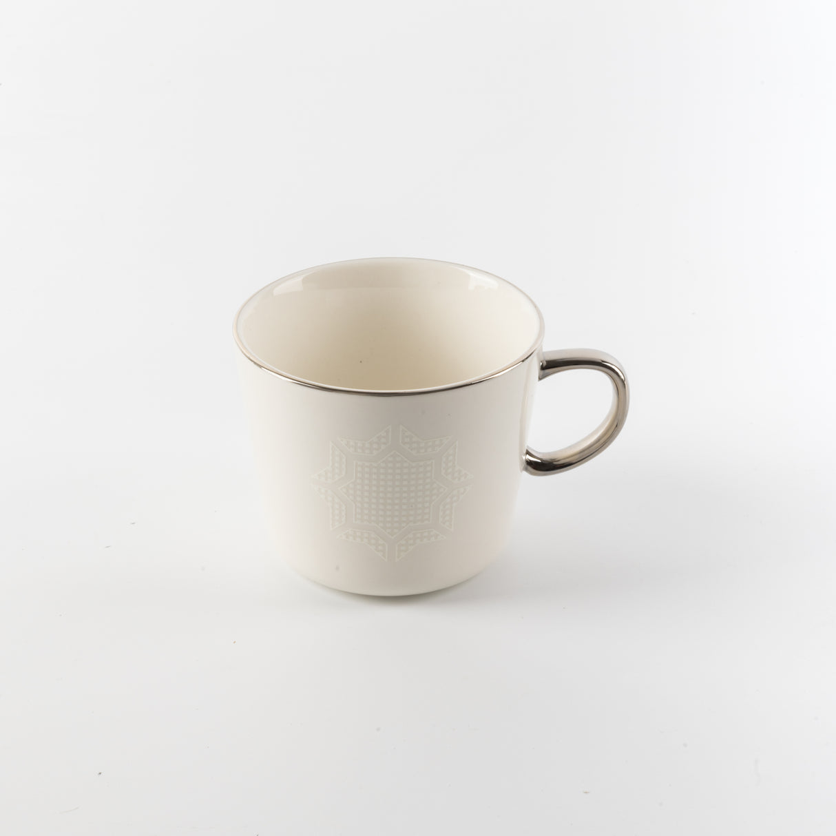 Octara - Cappuccino Set (12-Pc) - Orange & Silver