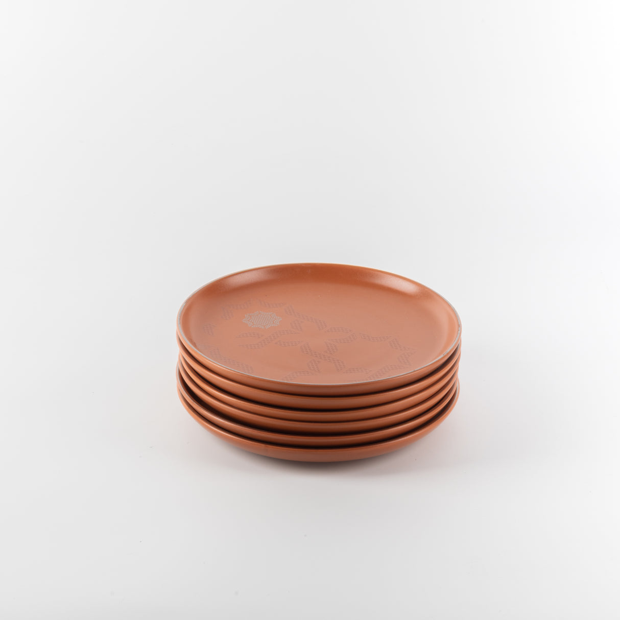 Octara - Cake Set (9-Pc) - Orange & Silver