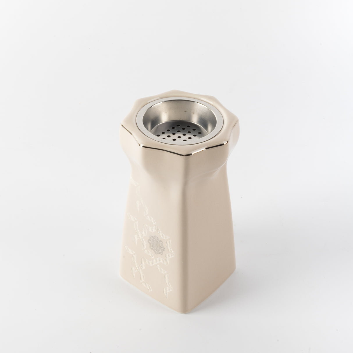 Octara - Incense Burner - Beige & Silver