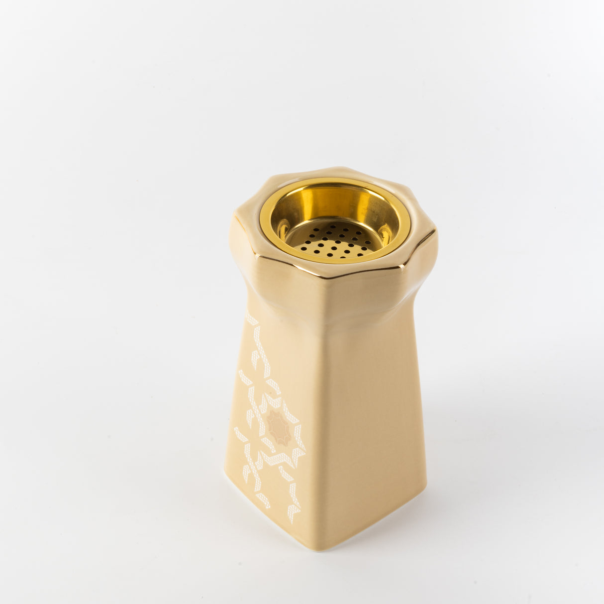 Octara - Incense Burner - Ivory & Gold