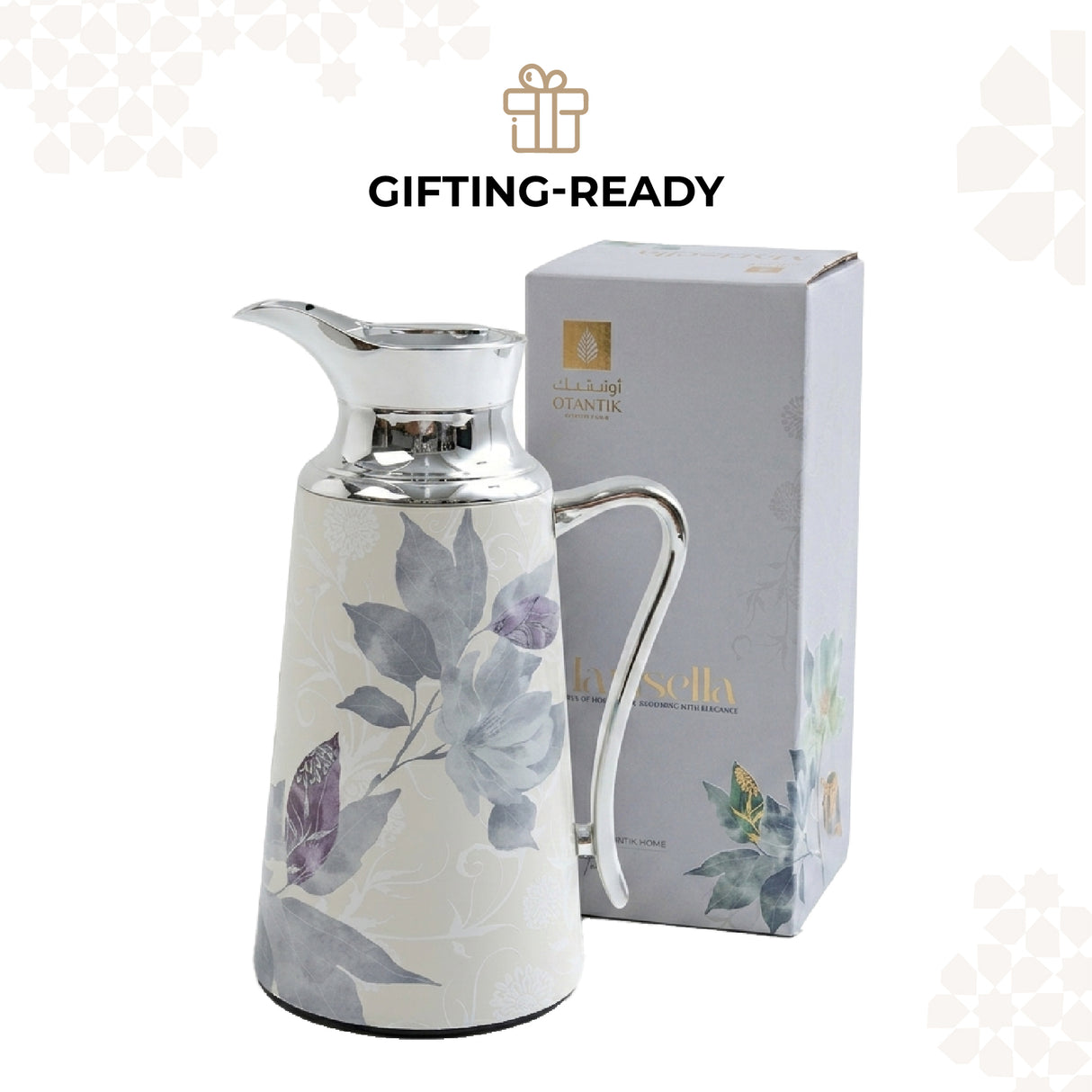 Marisella - Vacuum Flask / Thermos - Grey & Silver