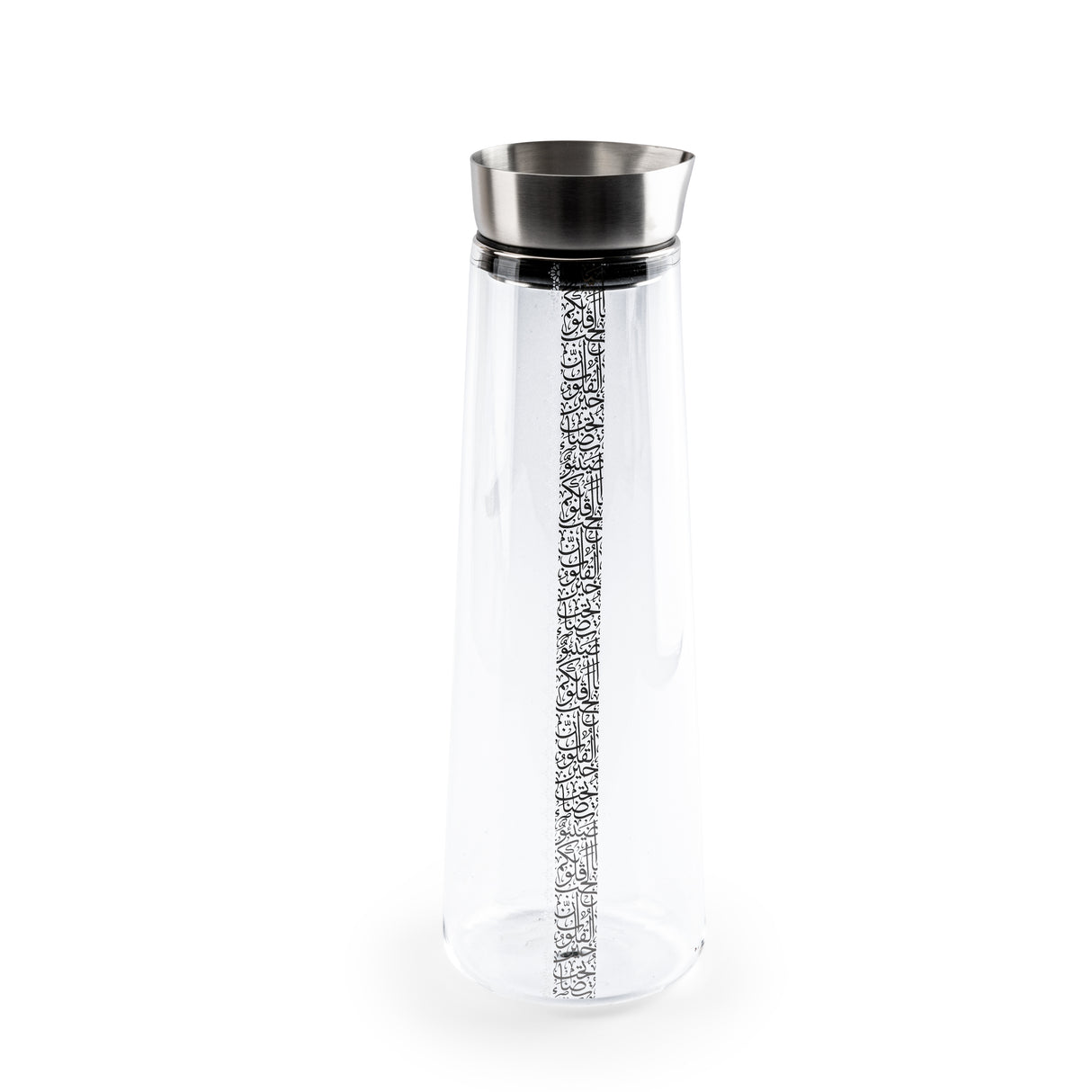 Nour - Jarra con 6 tazas cortas - Plata