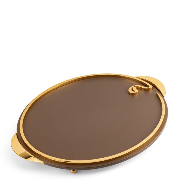 The Coffee Serving Set - Brown & Gold