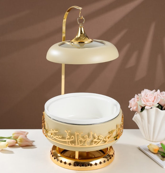 Jiwar - 6 Liters Chafer - Ivory & Gold