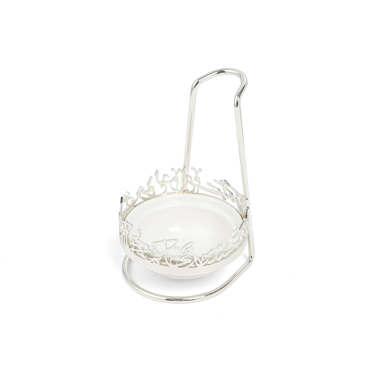 Jiwar – Luxury Chafer Spoon & Holder Set - Silver