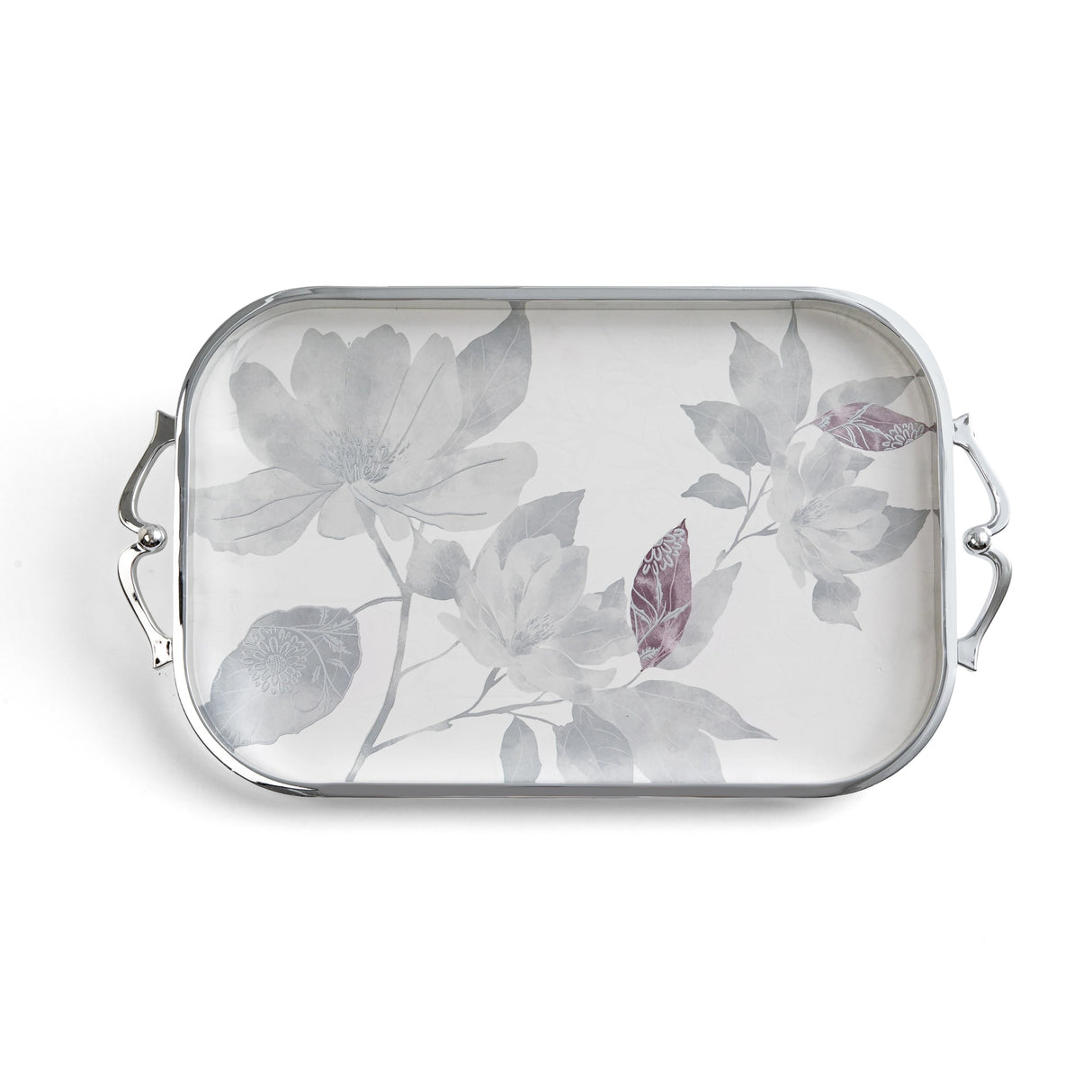 Marisella - Serving Tray - Grey & Silver