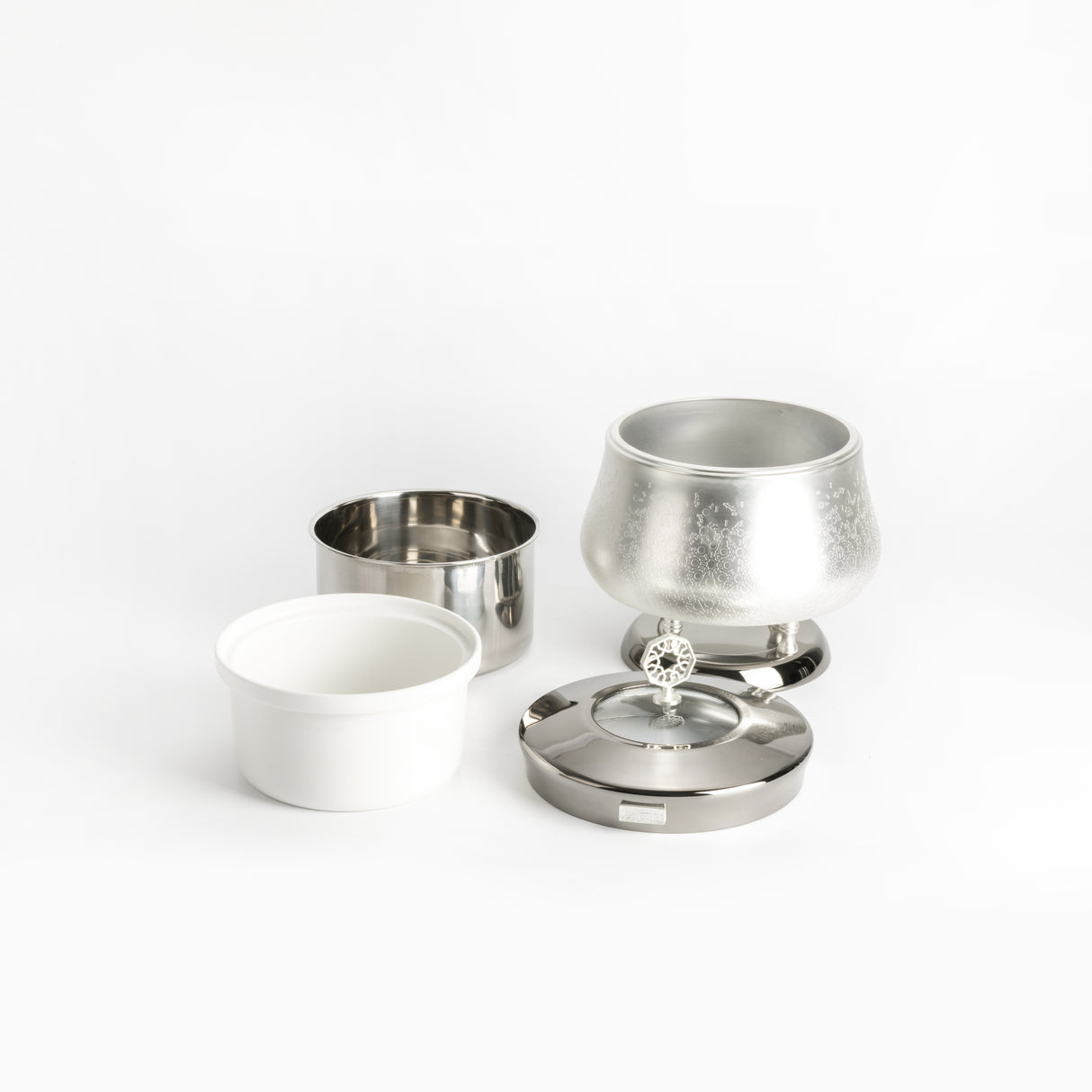 Nourhan - 2.5 Liters Chafer - Silver