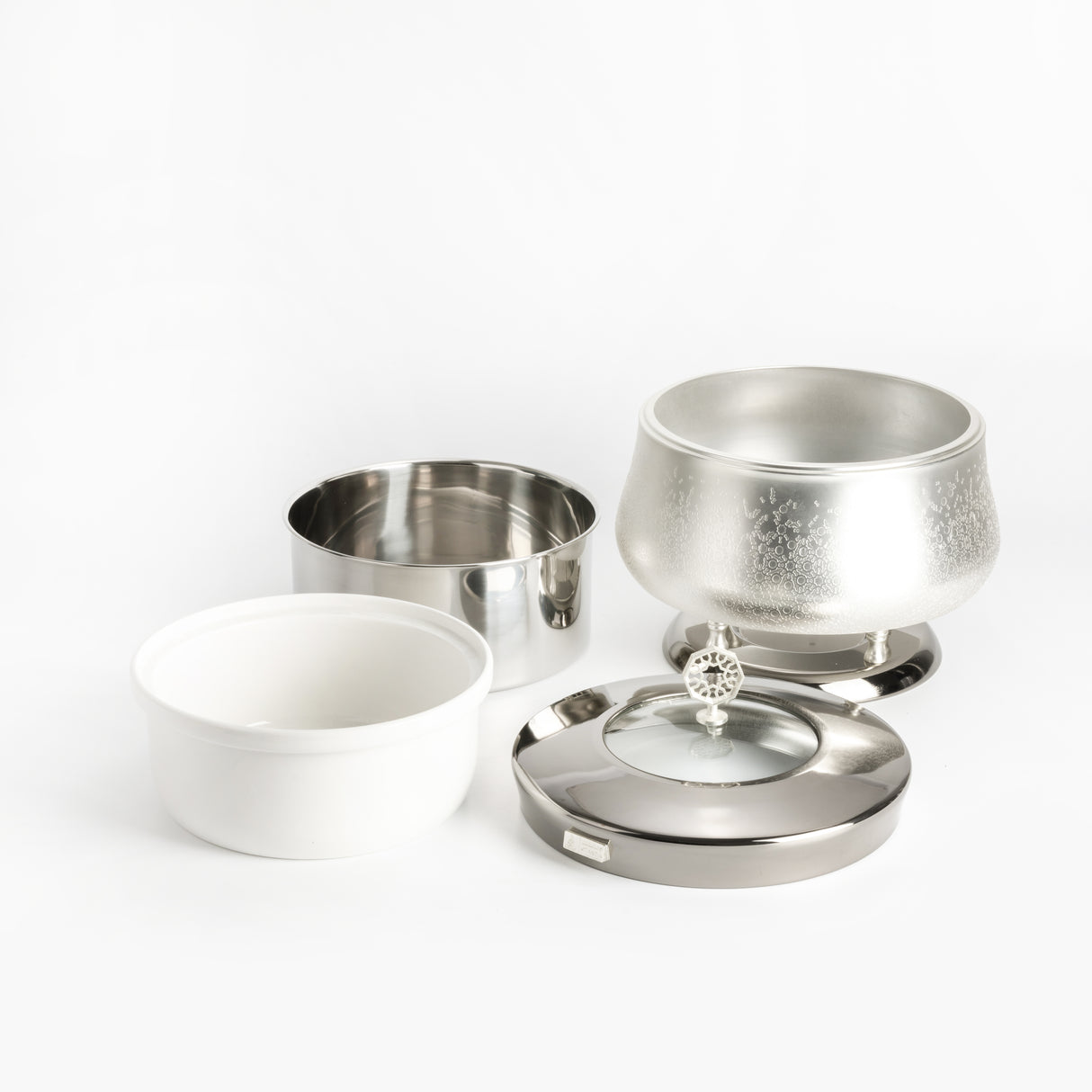 Nourhan - 4 Liters Chafer - Silver