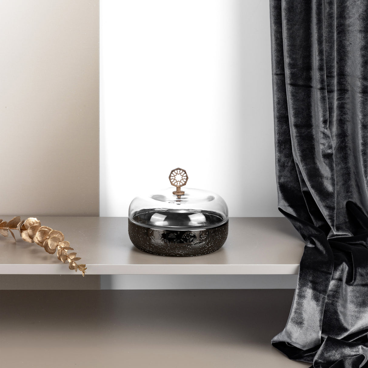 Nourhan - Medium Canister - Black Walnut