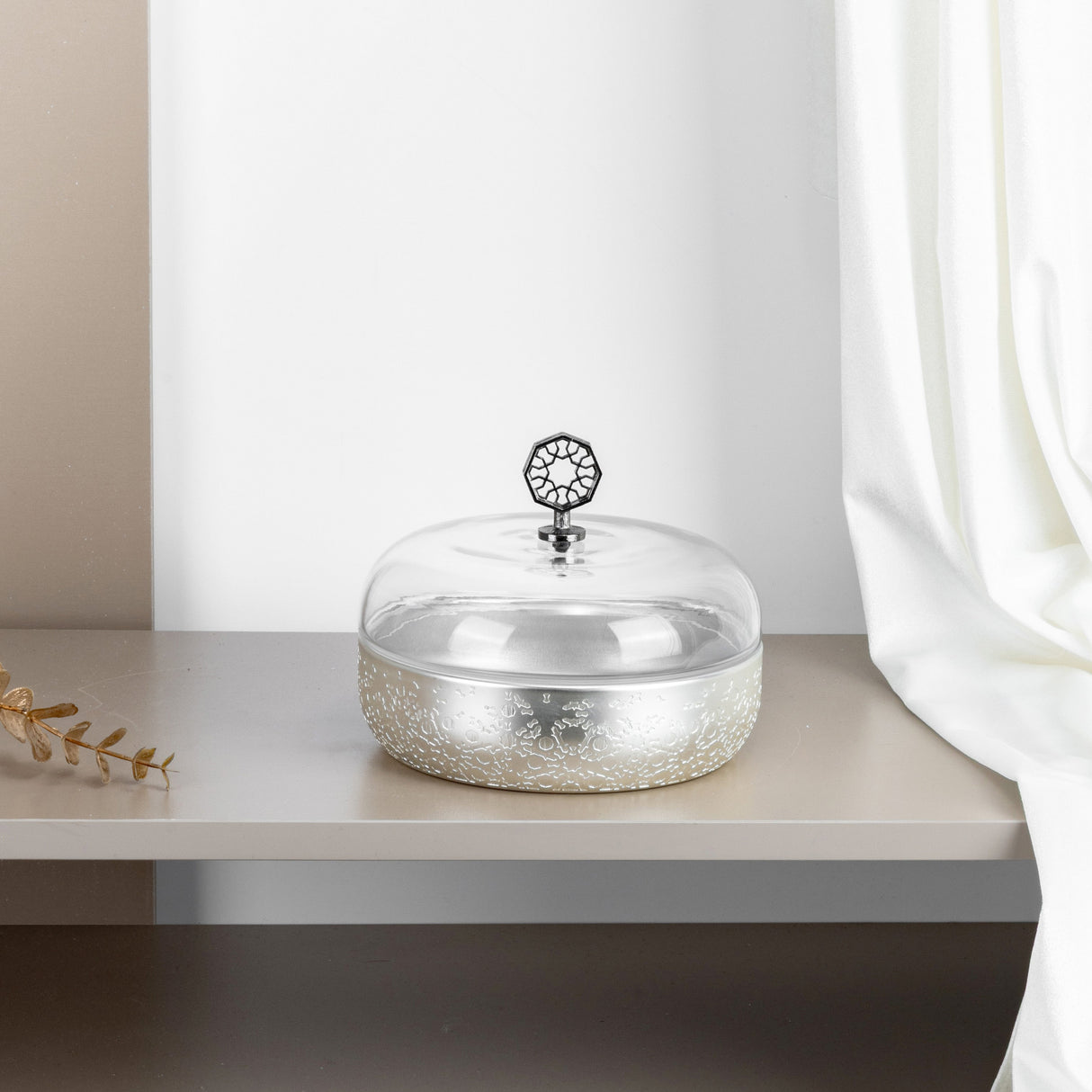 Nourhan - Medium Canister - Silver