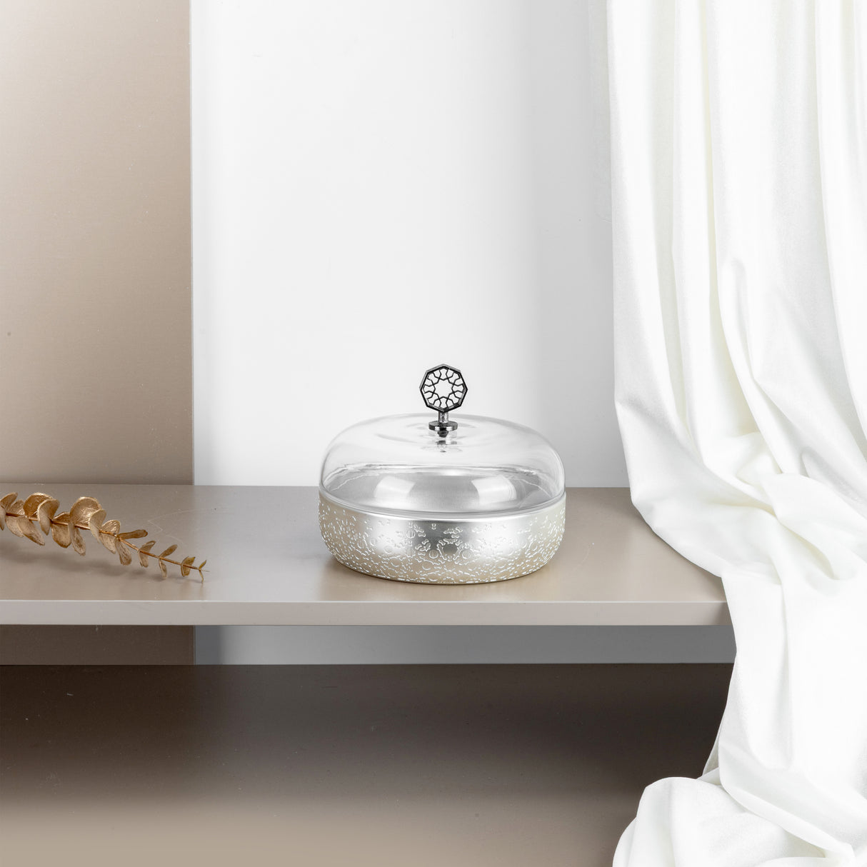 Nourhan - Medium Canister - Silver