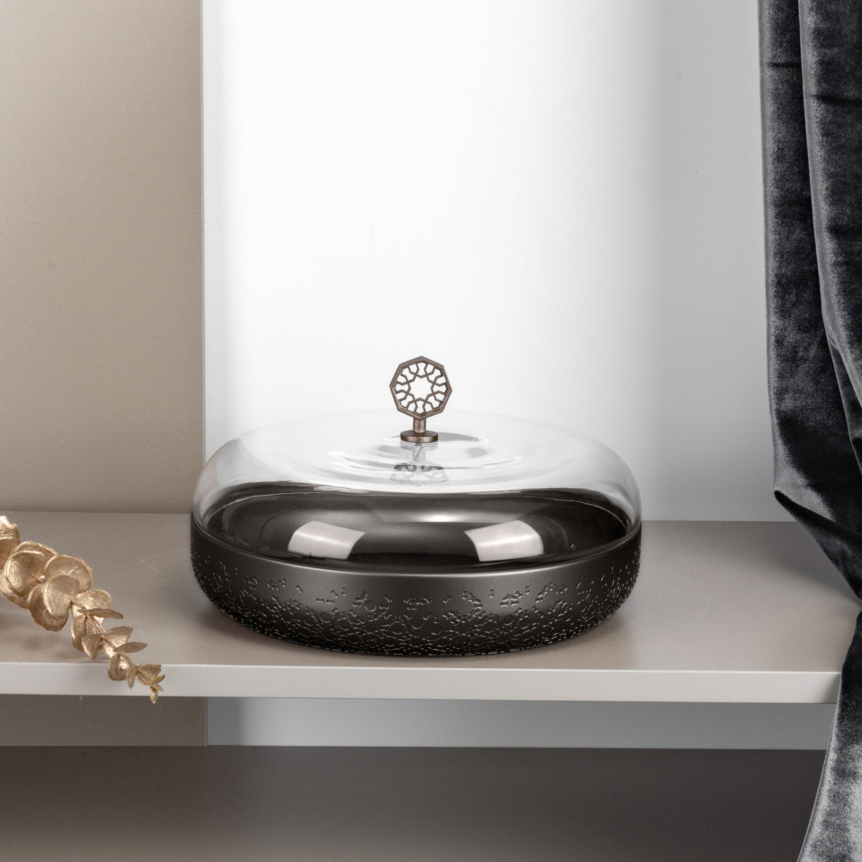 Nourhan - Large Canister - Black Walnut
