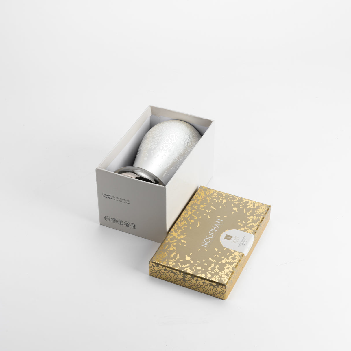 Nourhan - Incense Burner - Silver