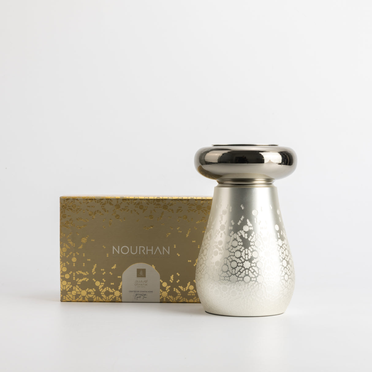 Nourhan - Incense Burner - Silver