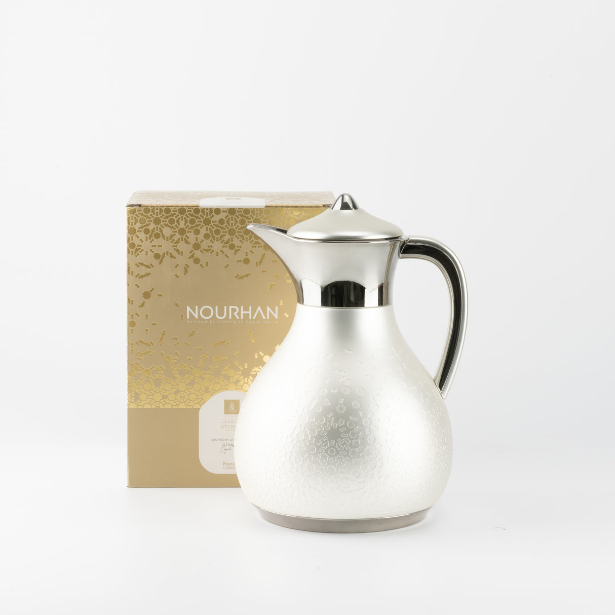 Nourhan - Vacuum Flask/Thermos - Silver