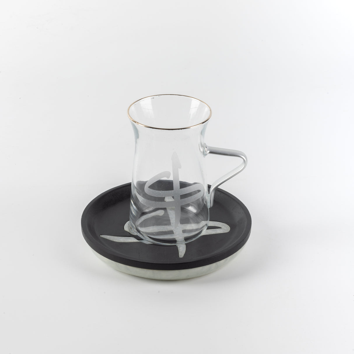 Sidrah - Tea Set (18-Pc) - Midnight Silver