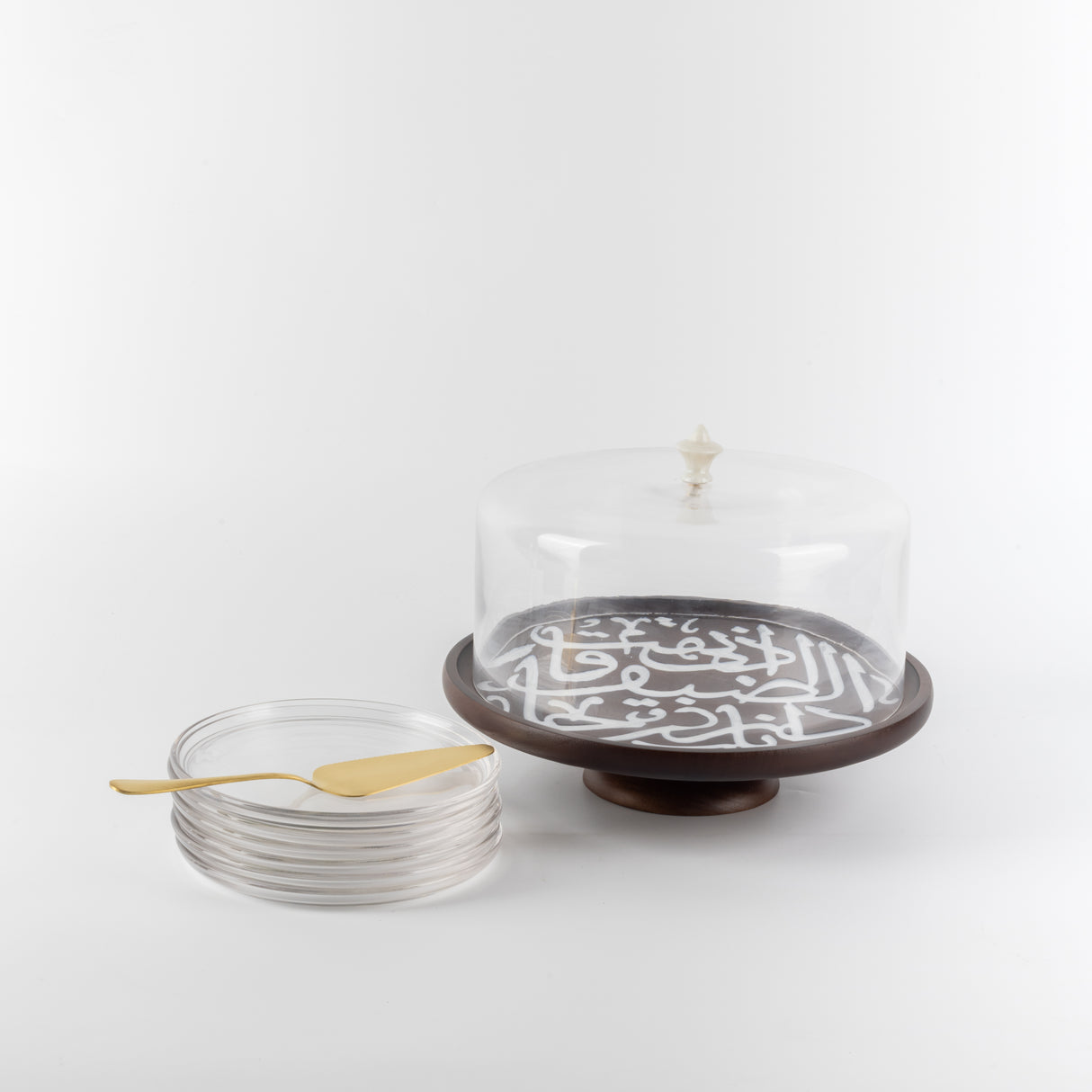 Sidrah - Cake Set (9-Pc) - Walnut Gold