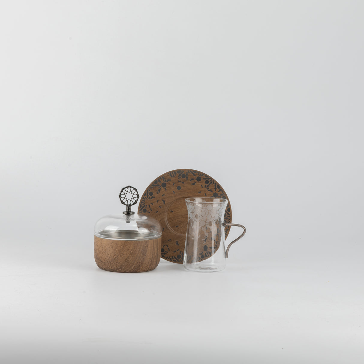 Octara - Serving Tray - Beige & Silver