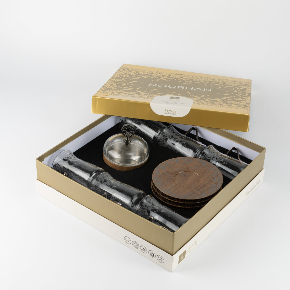 Octara - Serving Tray - Beige & Silver
