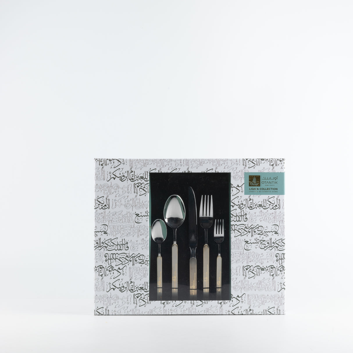 Liqa'a - 30pc Flatware Set - Silver & Gold